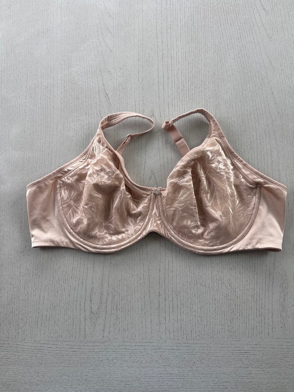 Breezies Bra Size US 46C Nude Beige